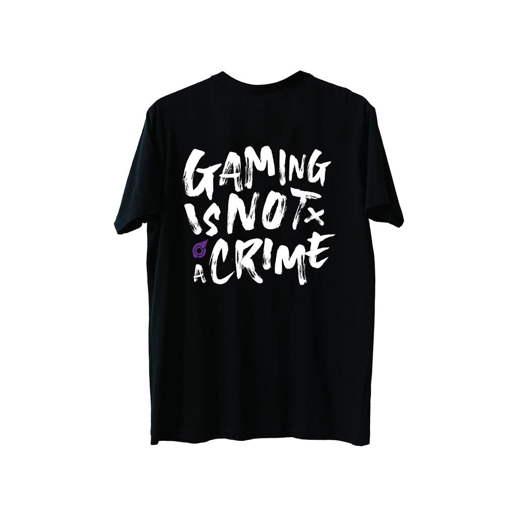 ภาพหน้าปกสินค้าเสื้อยืด Gaming is not a crime โดย LOGA จากร้าน logathailand บน Shopee