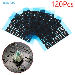 Best3c แผ่นสติกเกอร์โฟม EVA PE PORON สําหรับติดตกแต่งสวิตช์ PCB ปะเก็น