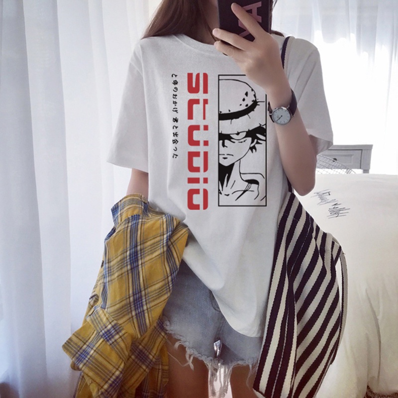 one-piece-อะนิเมะ-tshirt-การ์ตูน-luffy-เสื้อผ้าฮาราจูกุอะนิเมะผู้หญิงเสื้อยืดทีฤดูร้อนแฟชั่นท็อ-q-11