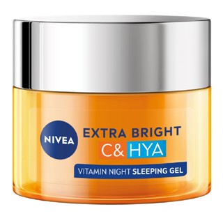 Nivea Extra Bright C&amp;Hya Night Gel 50ML นีเวีย ไบรท์ ซี&amp;ไฮยา ไนท์เจล 50มล.