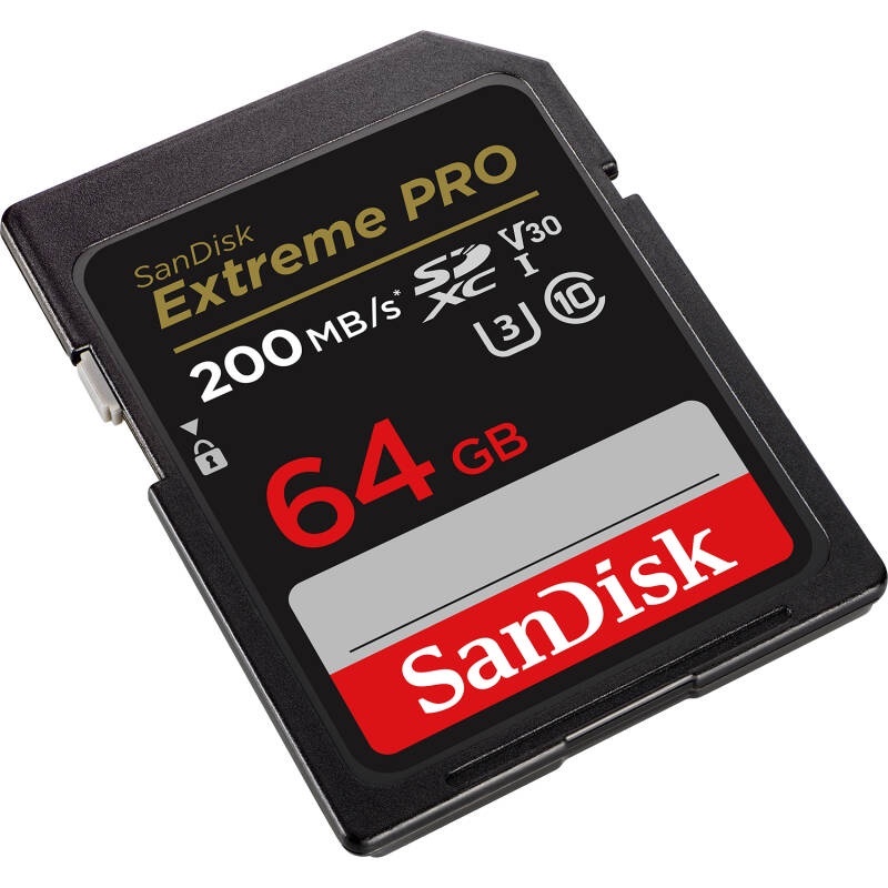 ภาพหน้าปกสินค้าพร้อมส่ง  100% SanDisk Extreme Pro SD Card 64GB / 128GB / 256GB ความเร็ว อ่าน 200MB/s เขียน 90MB/s SDXC จากร้าน geekster บน Shopee