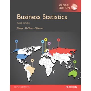 (ลดราคาพิเศษ) BUSINESS STATISTICS (GLOBAL EDITION) (ราคาปก 1,620.-) 9781292058696