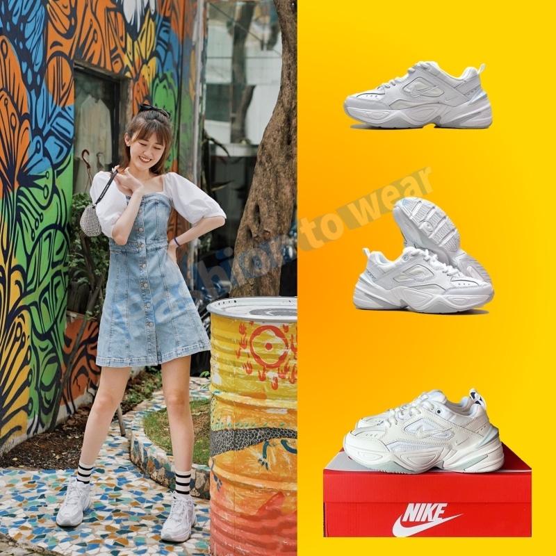 ภาพหน้าปกสินค้าจัดส่งที่รวดเร็ว ของแท้อย่างเป็นทางการ Nike M2K TEKNO รองเท้าผ้าใบผู้ชายและผู้หญิง จากร้าน sdgsdera บน Shopee