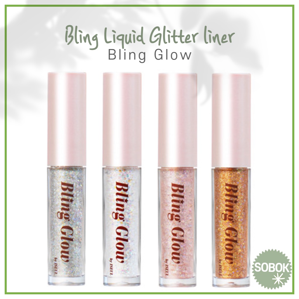 [Bling Glow] Bling Liquid Glitter liner 4 สี ไลน์เนอร์กลิตเตอร์ชนิดน้ำ ...