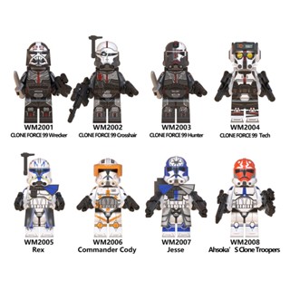 โมเดลฟิกเกอร์ The Bad Batch Star Clone Trooper Rex Cody Hunter Jesse Warsly ขนาดเล็ก ของเล่นสําหรับเด็ก