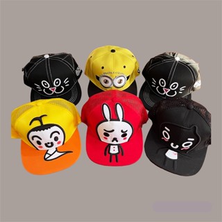 Cap_AKOO Rabbit Cat Hat หมวกเบสบอล หมวกฮิปฮอป ลายปัก มีหลายสี ราคาถูก พร้อมส่ง