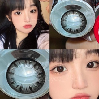 ✨ คอนแทคเลนส์สีดำ  ขนาดมินิ Mini  black ☀️กรองแสง uv (บิ๊กอาย คอนแทคเลนส์ Bigeye)