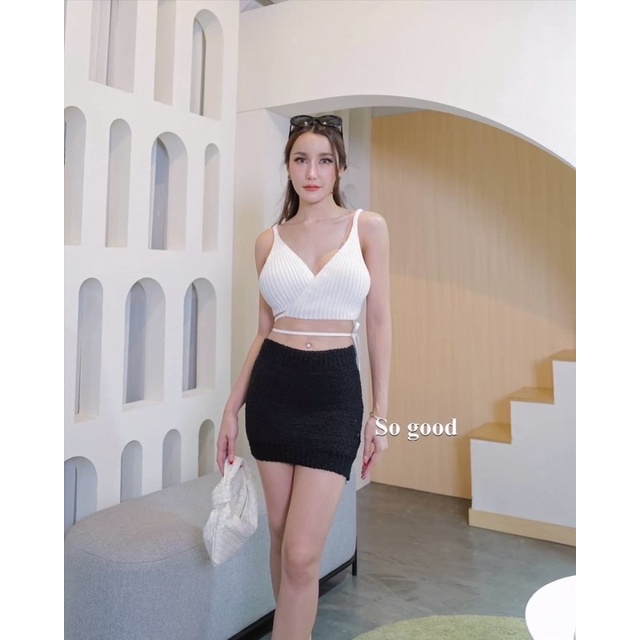 miniskirt-กระโปรง-สั้น-เอวต่ำ-สาย-ฝ-ไหมพรม-y2k-แมทง่าย-แบบ-cool-คูล-ห้ามพลาดน้า