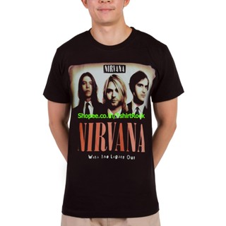 เสื้อยืดวินเทจเสื้อวง Nirvana เสื้อผ้าแฟชั่น เนอร์วานา เสื้อวินเทจ เสื้อยืดผช เสื้อวินเทจ RCM512S-5XL_20