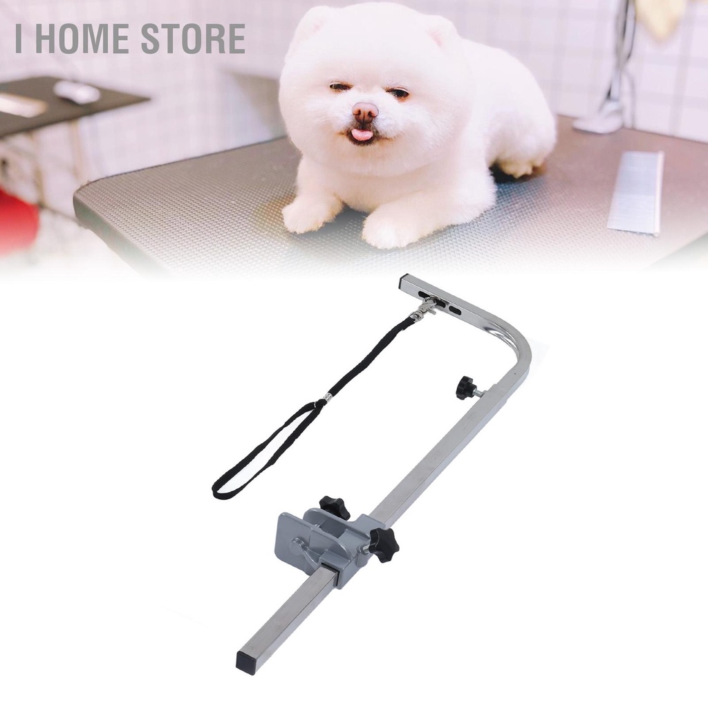 Pet Grooming Arm Multipurpose L Shaped Foldable Stainless Steel Bracket Dog Table Arms for
