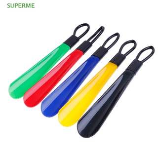 Superme ฮอร์นรองเท้าพลาสติก ด้ามจับยาว แบบพกพา 28 ซม. 1 ชิ้น