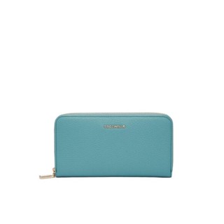 Coccinelle รุ่น Metallic Soft 110401 กระเป๋าสตางค์ผู้หญิง สี AQUA ขนาด 19x11 cm