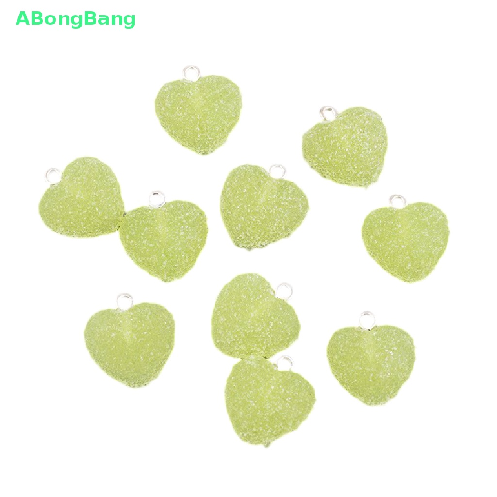 abongbang-จี้เรซิ่น-รูปหัวใจน่ารัก-สีสันสดใส-สําหรับทําเครื่องประดับ-สร้อยคอ-ต่างหู-สร้อยข้อมือ-10-ชิ้น