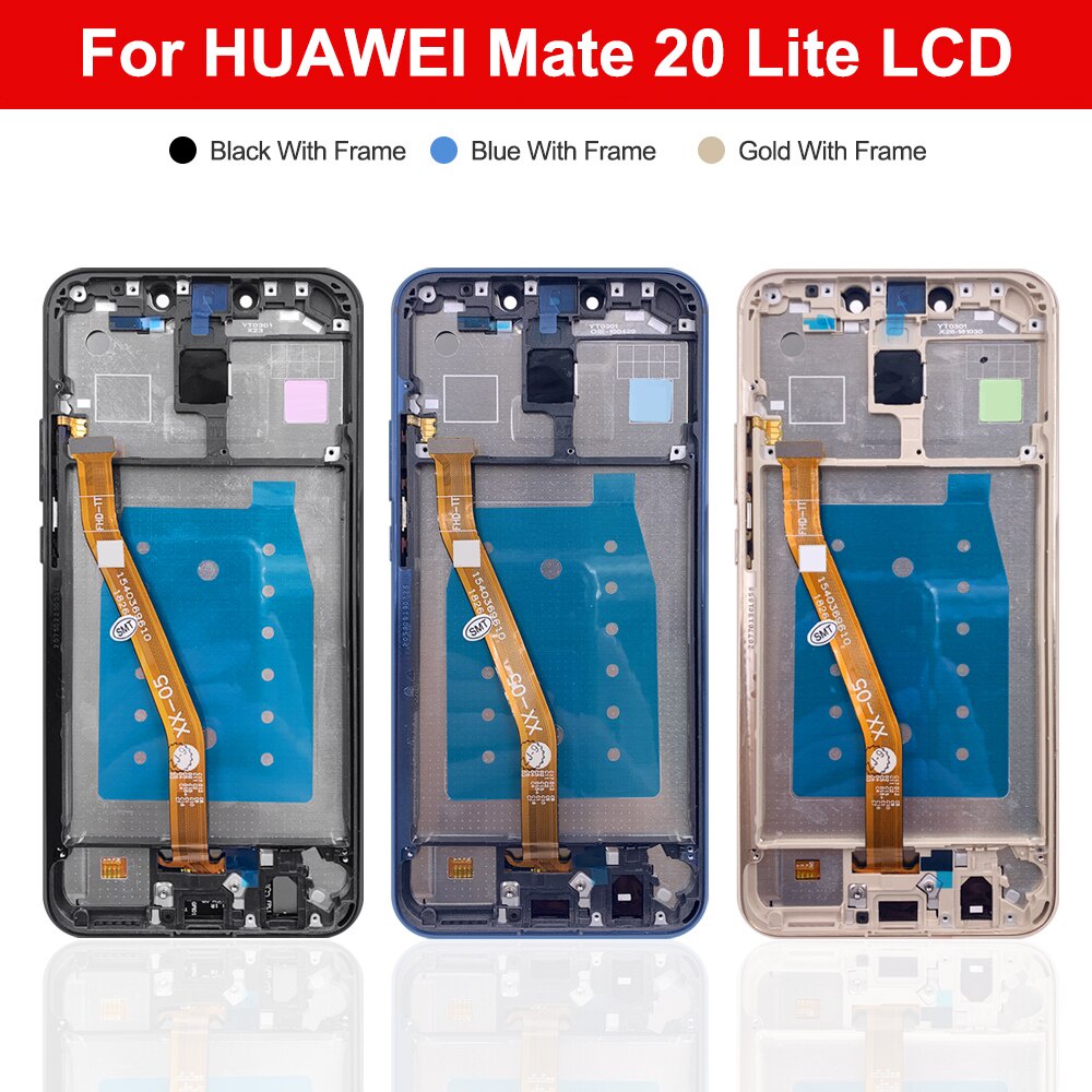 ของแท้-6-3-amp-39-amp-39-หน้าจอแสดงผล-พร้อมกรอบ-แบบเปลี่ยน-สําหรับ-huawei-mate-20-lite-lcd-touch-screen-digitizer-assembly-mate20-lite-ทดสอบ-100