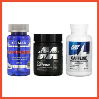 ภาพหน้าปกสินค้าคาเฟอีน ( Caffeine Anhydrous ) ชนิดเม็ด ALLMAX, Muscletech, GAT ที่เกี่ยวข้อง