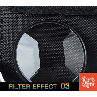 Filter effect 03 แถม step up ring Filter effect prism lens ฟิวเตอร์เอฟเฟค