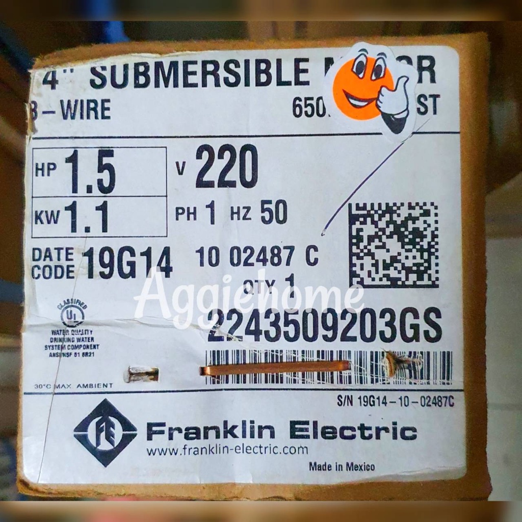 franklin-มอเตอร์-ซับเมิร์ส-เฉพาะมอเตอร์-ไฟ-220v-ปั๊มบาดาล-แท้-100-มอเตอร์-บาดาล