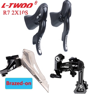 Ltwoo R7 ชุดเกียร์จักรยานเสือหมอบ 2x10 20-Speed + เกียร์หลัง + เกียร์หน้า เข้ากันได้กับ Shimano