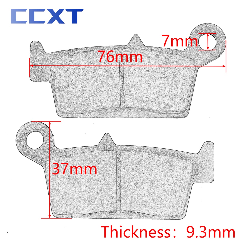 ผ้าเบรกหลังรถจักรยานยนต์-สําหรับ-honda-crf230l-cr125r-cr250r-xr250r-xr250l-xr400r-cr500r-xr600r-xr650l-xr650r