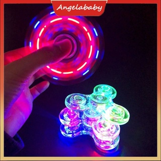 LED Fidget Spinner ของเล่นเด็ก แฮนด์สปินเนอร์แฮนด์สปินเนอร์ มีไฟ LED ของเล่นคลายเครียด