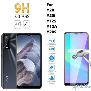 ฟิล์มกระจกนิรภัยกันรอยหน้าจอ HD 9H กันระเบิด สําหรับ Vivo Y20i Y20 Y12S Y12A Y20S