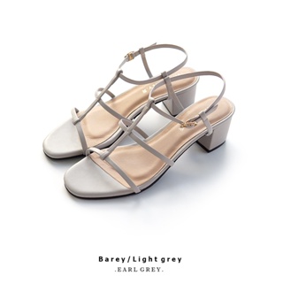EARL GREY รองเท้าหนังแท้ รุ่น Barey series in light grey