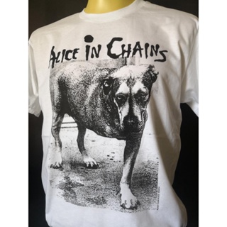 เสื้อยืดเสื้อวงนำเข้า Alice in Chains The 3 Legged Dog Heavy Metal Alternative Grunge Hard Rock Style Vintage T-shi_21