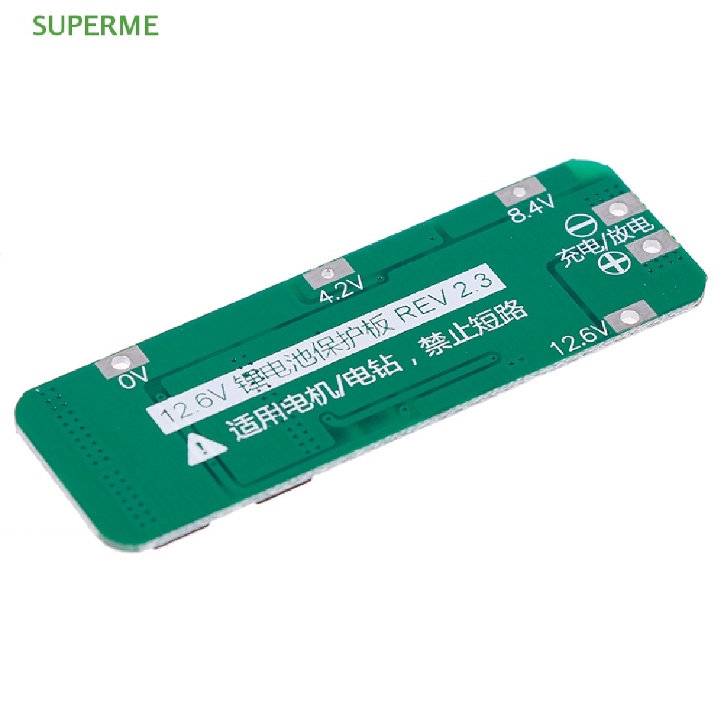 superme-ขายดี-บอร์ดป้องกันที่ชาร์จลิเธียม-3s-20a-li-ion-18650-pcb-bms-12-6v