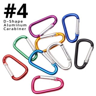 #4 Snap Hook Keychain Carabiner ห่วงแขวนของปลดเร็ว คาราบิเนอร์ เบอร์ 4