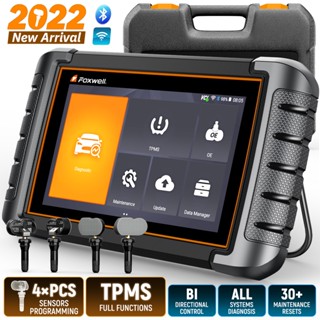 Foxwell NT809TS OE Level OBD2 เครื่องสแกนเนอร์ วินิจฉัยรถยนต์ บลูทูธ WIFI ระบบเต็มรูปแบบ TPMS ควบคุมสองทิศทาง รีเซ็ต 30+ เครื่องมือยานยนต์