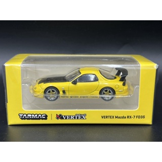 Tarmac Works VERTEX Mazda RX-7 FD3S, Yellow Metallic