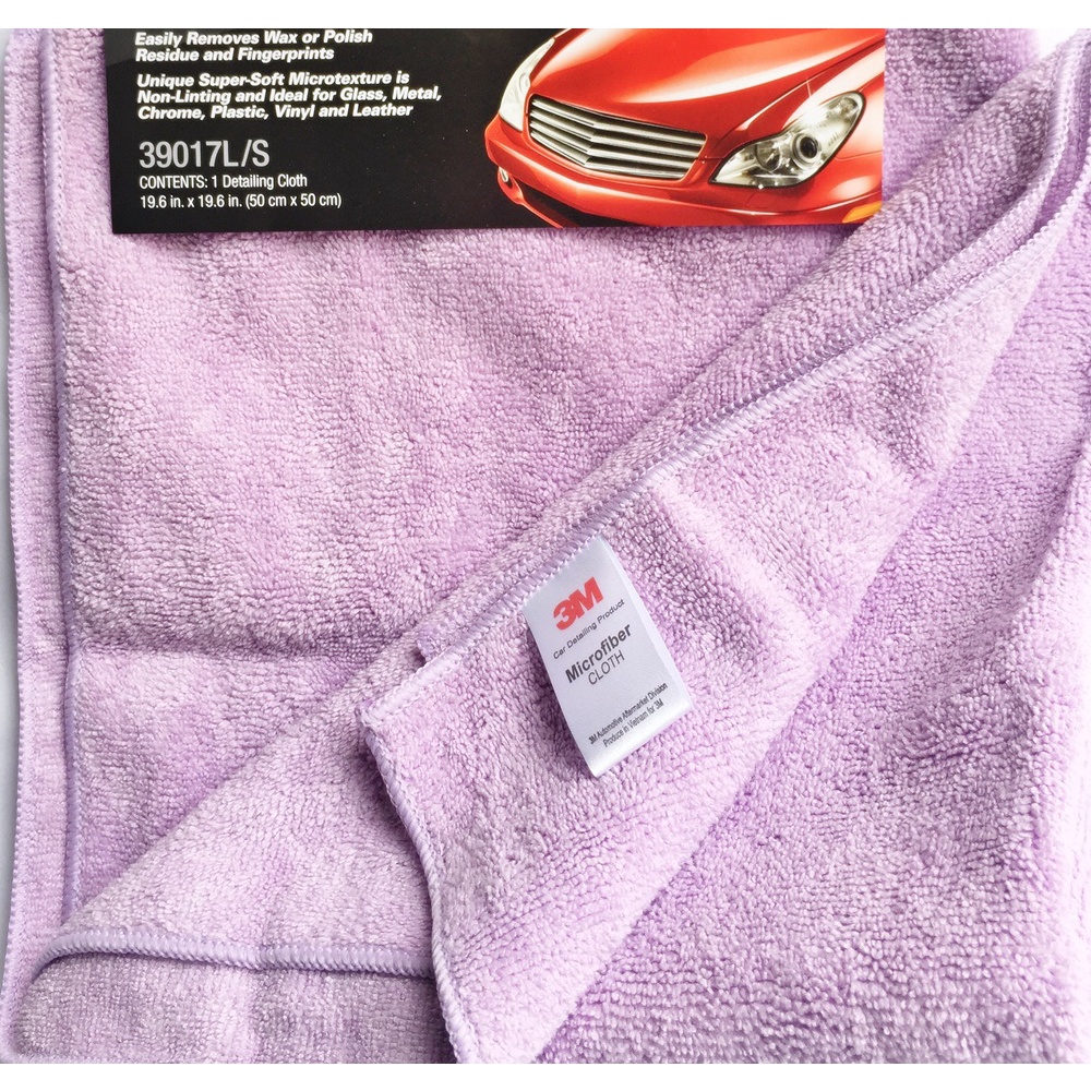 ของแท้-3m-50-ซม-x50-ซม-3m-detailing-cloth-ผ้าใยไมโครไฟเบอร์สำหรับรถยนต์-ผ้าเช็ดรถ-ผ้าเช็ดทำความสะอาด