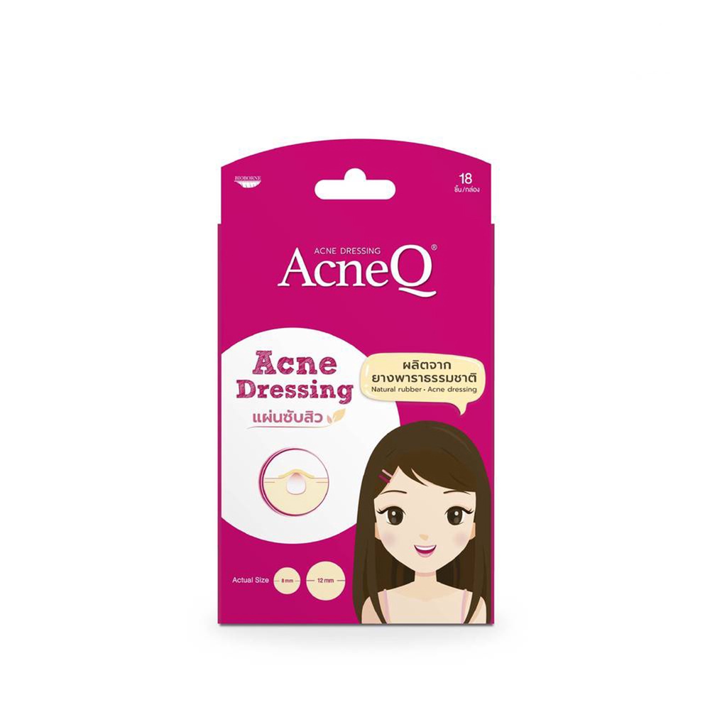 acneq-acne-dressing-acneq-แอคเน่คิว-ผลิตภัณฑ์แผ่นซับสิว