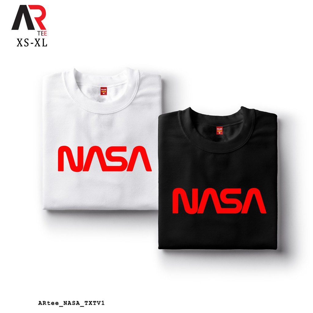 เสื้อยืดสีขาวผู้หญิง-ar-tees-โลโก้ข้อความ-nasa-v1-เสื้อยืด-unisex-ที่กําหนดเองสําหรับผู้หญิงและผู-59