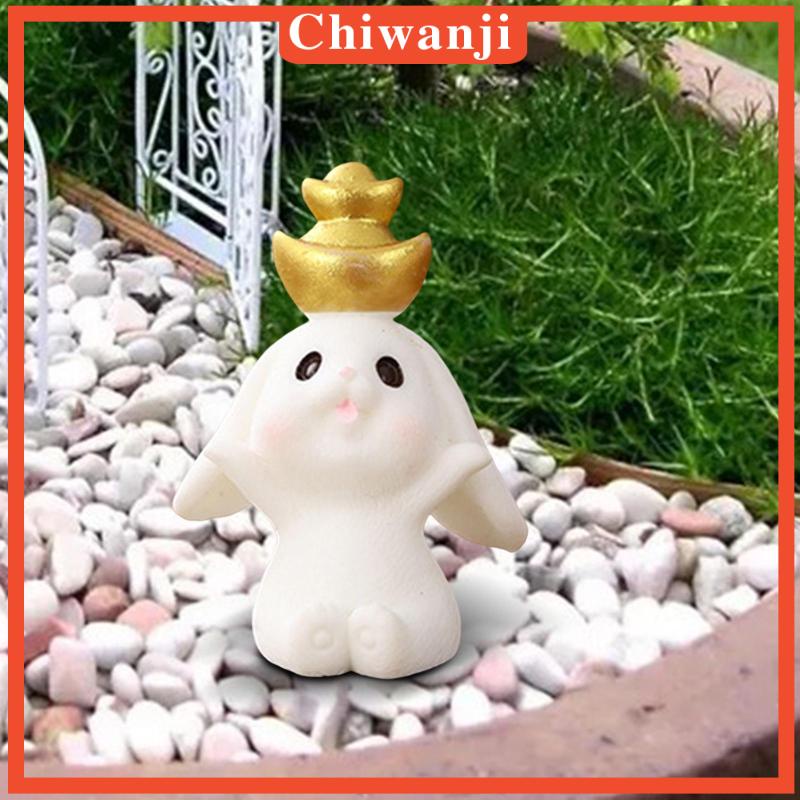 chiwanji-โมเดลรูปปั้นการ์ตูนกระต่าย-สําหรับตกแต่งบ้าน-สํานักงาน