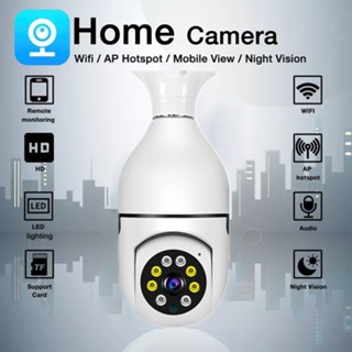 ภาพหน้าปกสินค้า【เมนูไทย】V380 PRO กล้องวงจรปิด wifi กล้องหลอดไฟ ip camera 1080P 5MP ติดแทนไฟบ้านได้ ครอบคลุมพื่้นที่ครบทุกมุมทั้ง360° ที่เกี่ยวข้อง