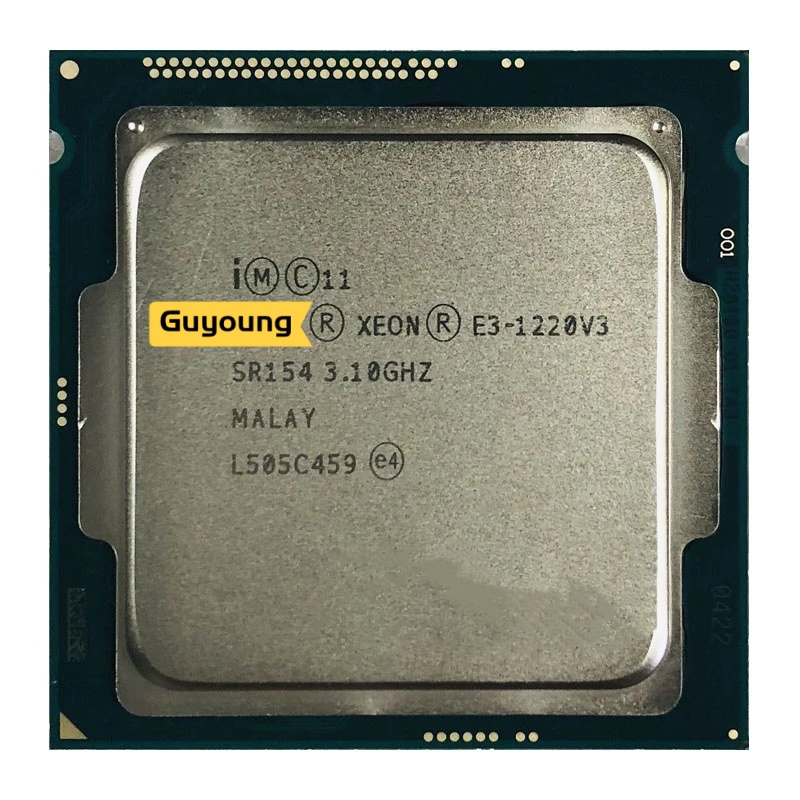 โปรเซสเซอร์ CPU Xeon E3-1220 v3 E3 1220v3 E3 1220 v3 3.1 GHz 80W LGA ...
