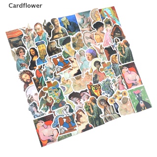 &lt;Cardflower&gt; 1 Set Mix Oil Paing Artist Van Gogh Art Graffiti Laptop Sticker for Scrapbook On Sale