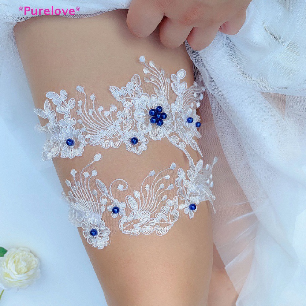 purelove-gt-2pcs-wedding-garter-lace-beads-embroidery-flower-sexy-garters-women-female-bride-thigh-ring-bridal-lace-leg-ring-loop-new