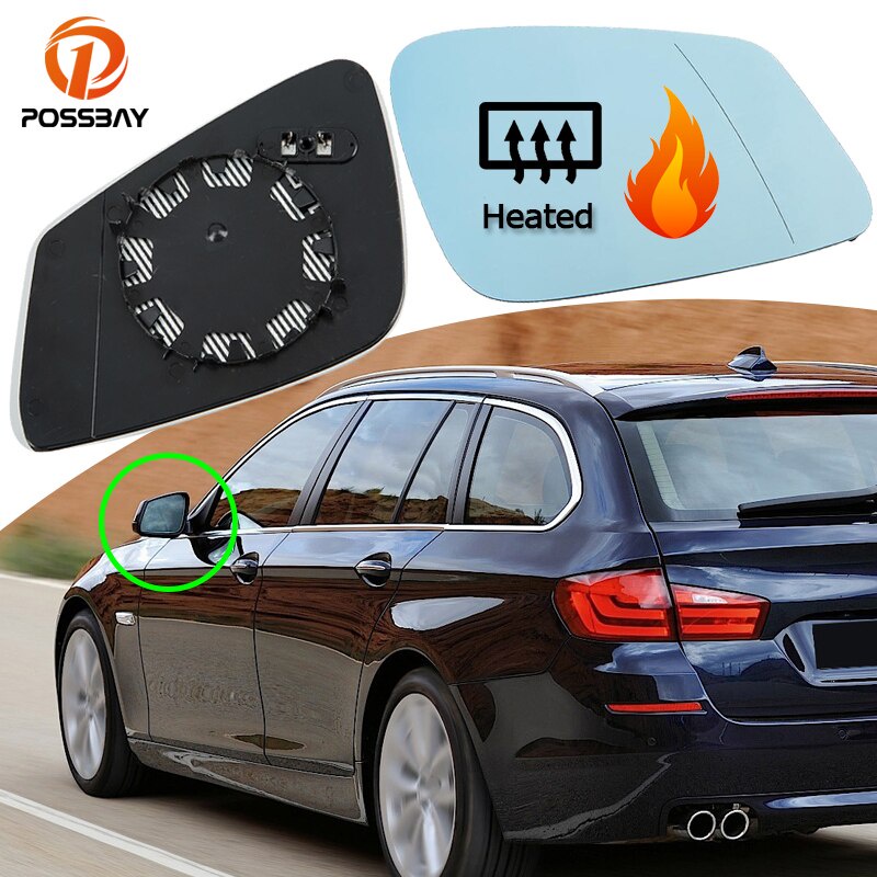 2014 Bmwx3 Passenger Side Mirror Right Side Heated Power Folding Mirror Glass For BMW 5 6 7 Series F01 F07 F10 F11 Replacement Rear View Mirror - Foto 4