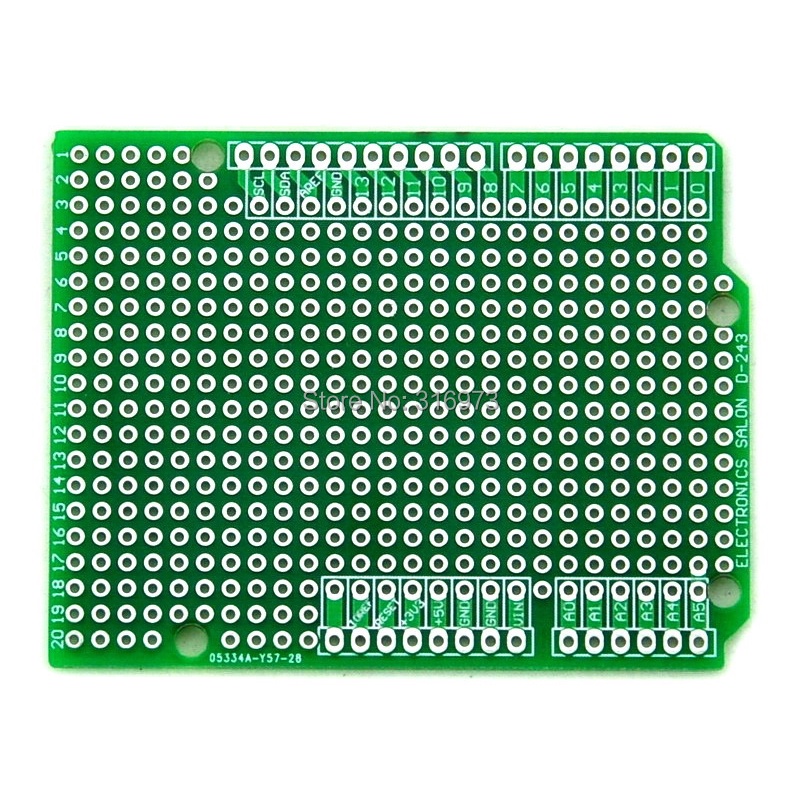 (10 pcs/lot) Prototype PCB for UNO R3 Shield Board DIY. | Shopee Thailand