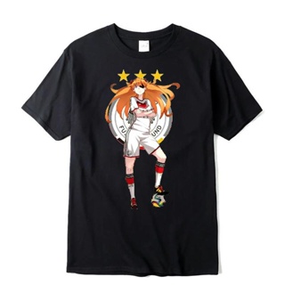 T Shirt Men Japanese Anime Manga Japan T-shirt Polyester ATTACK ANGEL EVA Short Sleeve 90s Vintage T