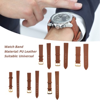 ภาพหน้าปกสินค้าอุปกรณ์เสริมสายนาฬิกาข้อมือหนัง Pu สีน้ําตาลสําหรับ Unisex ที่เกี่ยวข้อง