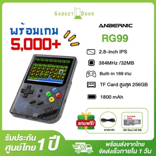 ภาพขนาดย่อของภาพหน้าปกสินค้าAnbernic RG99 เครื่องเล่นเกมวิดีโอเกม หน้าจอ IPS 2.8 นิ้ว built-in 169 เกม จากร้าน gadgetdoor บน Shopee ภาพที่ 3