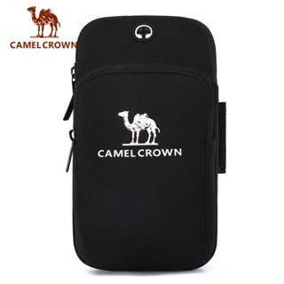 CAMEL CROWN กระเป๋าใส่โทรศัพท์มือถือ แบบรัดแขน เหมาะกับการวิ่งจ๊อกกิ้ง เล่นกีฬา ฟิตเนส สําหรับผู้ชาย และผู้หญิง