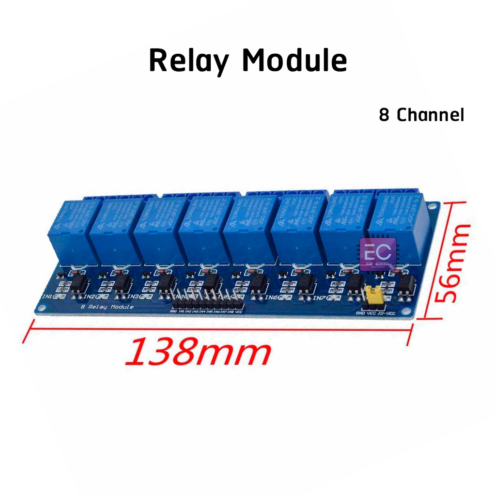 พร้อมส่ง-relay-module-1-2-4-8-channel-coil-5-12-v-dc-active-low-โมดูลรีเลย์-รีเลย์โมดูล-บอร์ดรีเลย์-รีเลย์