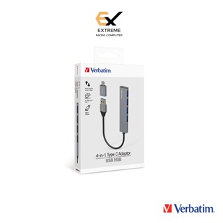 Verbatim 4 - in - 1 3.0 USB Hub with Type C Adaptor 66627