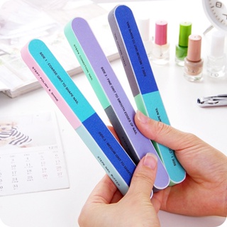 【AG】Nail File Creative Function Print Polishing EVA Emery Manicure Tool for Home