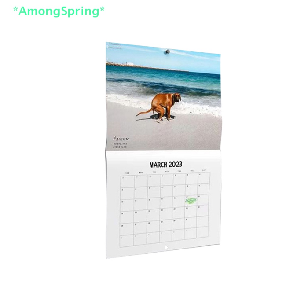 amongspring-gt-2023-calendar-funny-calendar-dog-pooping-wall-calendar-pooches-calendar-new