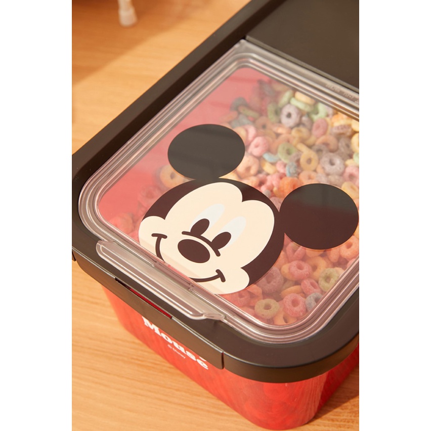 พร้อมส่ง-mickey-mouse-locknlock-rice-amp-grain-container-ถังใส่ข้าวสาร-อาหารแห้ง